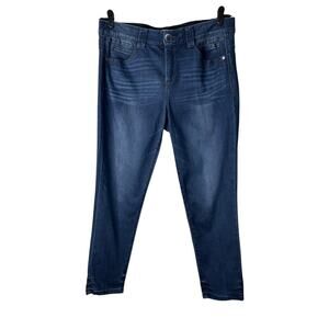 Democracy Jeans Womens Size 14 Ab Technology Mid Rise Skinny Medium Wash Denim